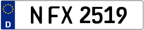 Truck License Plate